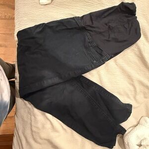 Black Denim Jeans maternity